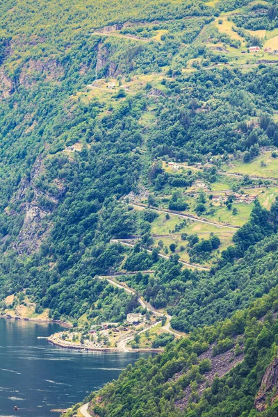 Nézd a Geirangerfjord, Norvégia — Stock Fotó