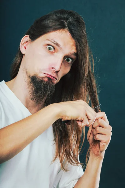 Peluquero corte de pelo —  Fotos de Stock