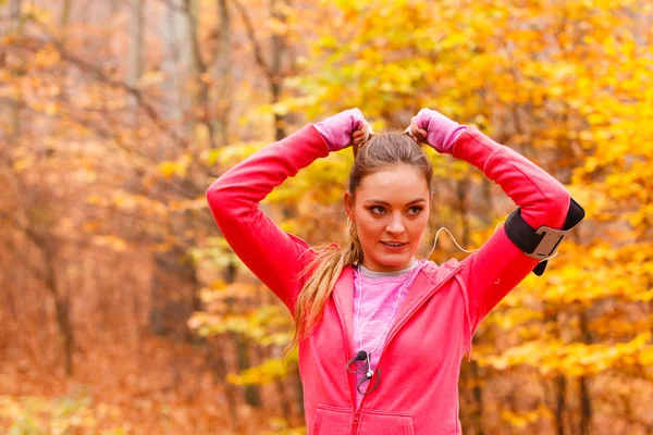 Portret active dziewczyna sportowa. — Zdjęcie stockowe