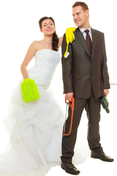 Обязанности для невест и женихов — стоковое фото