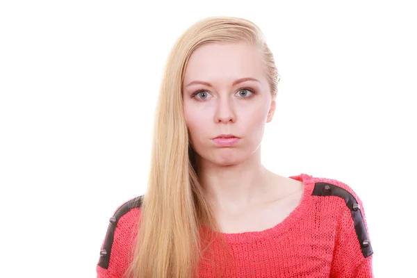 Retrato de rubia, encantadora adolescente — Foto de Stock