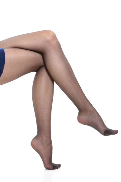Pernas bonitas de menina magra — Fotografia de Stock