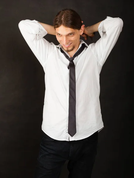 Man in shirt and tie. — Stock Photo, Image