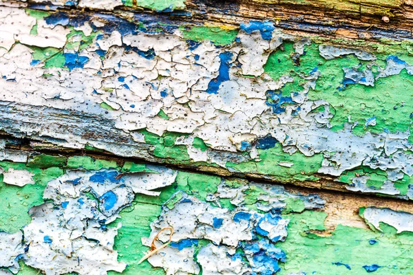 Closeup of paint stains on wooden board — Stock Photo, Image