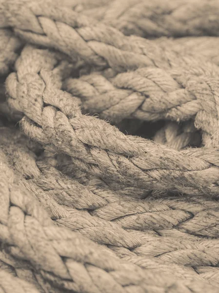 Velho porto marina cordas veleiro moda — Fotografia de Stock