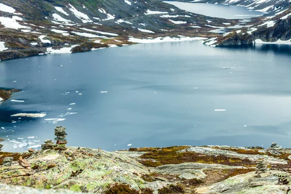 Озеро Djupvatnet, Норвегія — стокове фото