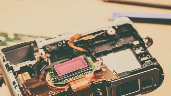 Matriz del sensor de cámara de cerca — Foto de Stock