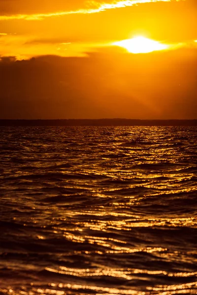 Krásný východ slunce nad Baltské moře — Stock fotografie