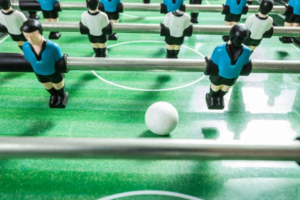 Closeup of soccer table football players — Stock Photo, Image