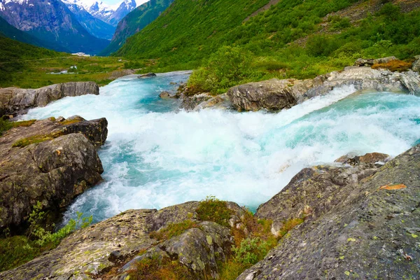 Videfossen Waterfall in Norway — Stock Photo, Image