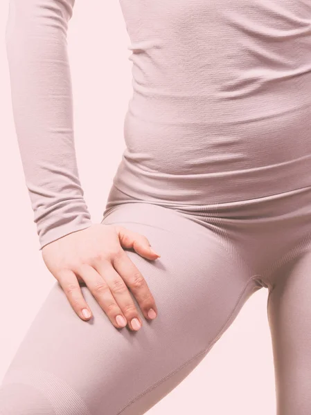 Deporte mujer en forma en ropa térmica . —  Fotos de Stock