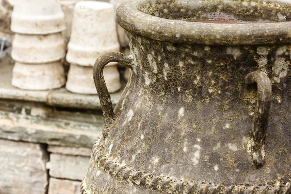 Old fashioned gliny ceramiczne wazony, miski — Zdjęcie stockowe