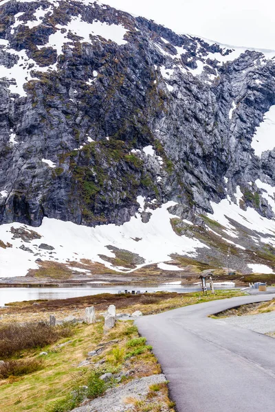 Vägen till Dalsnibba berg, Norge — Stockfoto