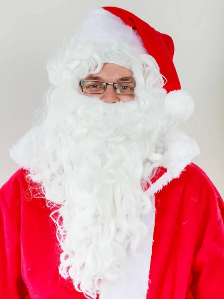 Porträt des Weihnachtsmannes — Stockfoto