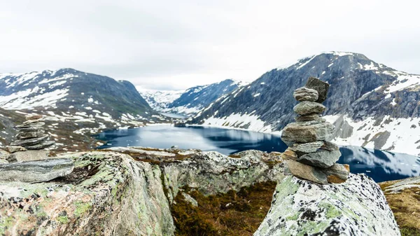 Lago Djupvatnet, Norvegia — Foto Stock