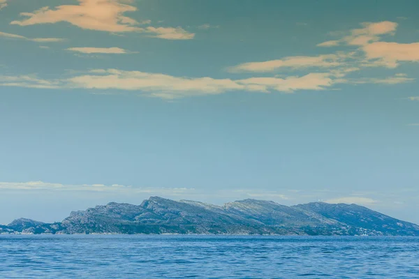 Вода и острова вокруг Бергена — стоковое фото