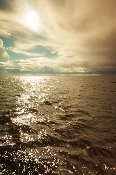 A paisagem marinha sobre o mar Báltico — Fotografia de Stock