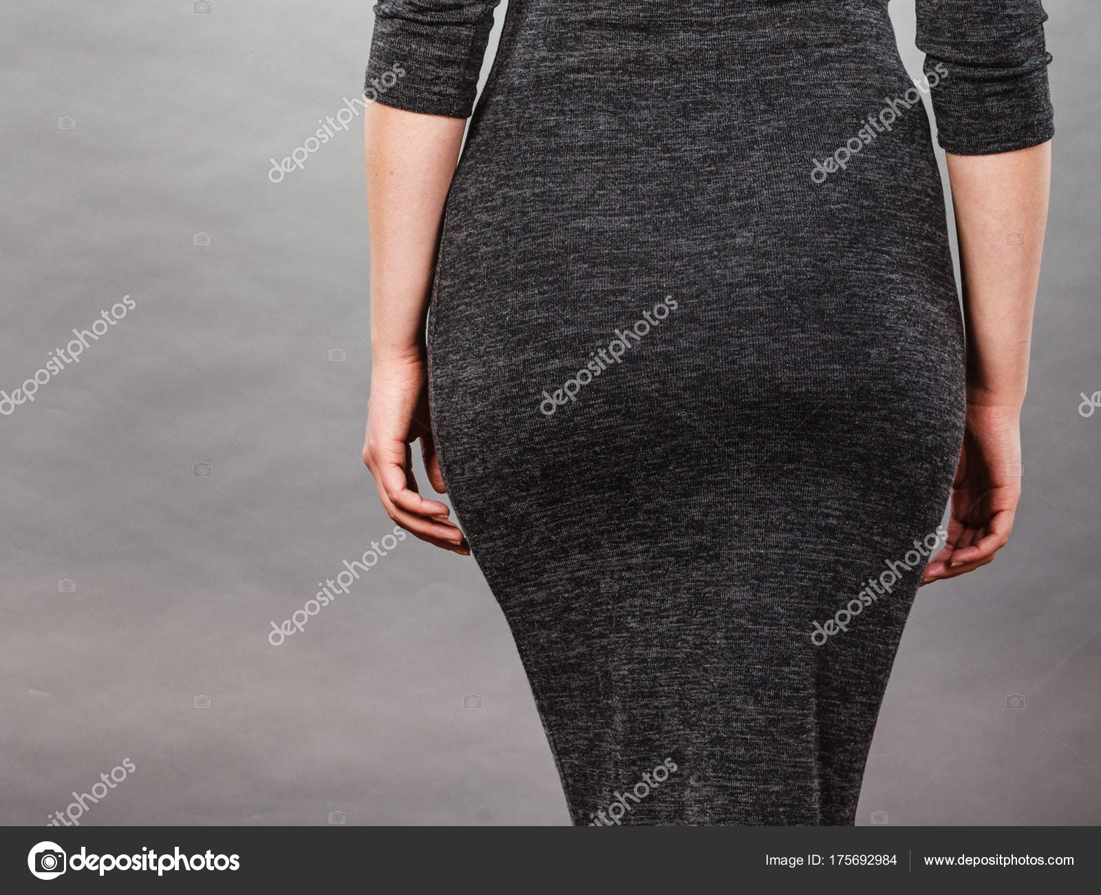 girl wearing tight dress