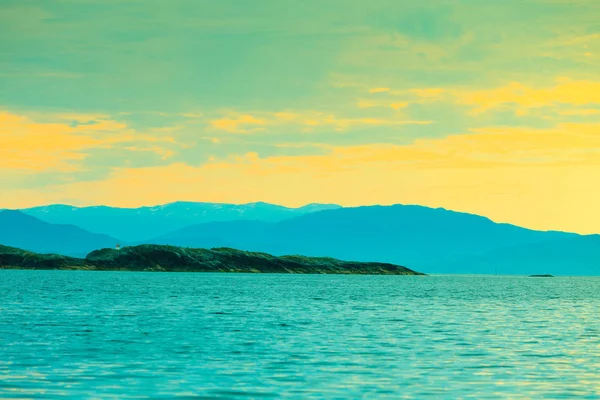 Water and islands around bergen — Stock Photo, Image