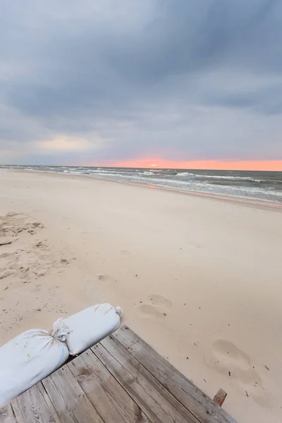 Détails de la plage au printemps — Photo