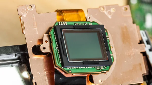 Camera sensor matrix close up