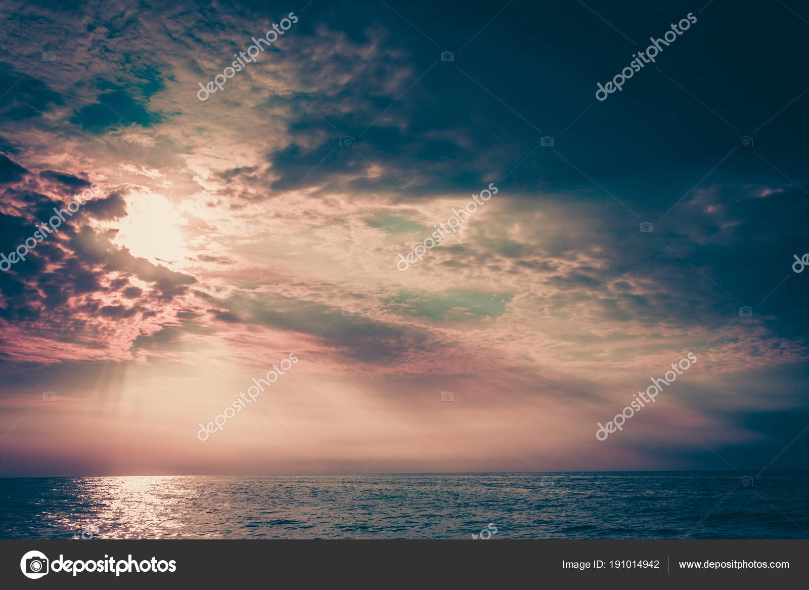 Beautiful Sunset On The Ocean Sea Stock Photo Image By C Voyagerix Beautiful Sunset On The Ocean Sea Stock Photo Image By C Voyagerix