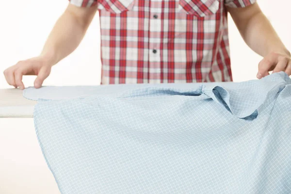 Man about to do ironing — Stock Photo, Image