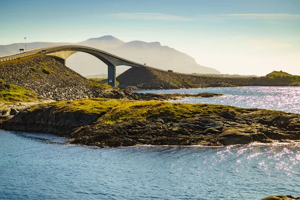 La carretera atlántica en Noruega — Foto de Stock