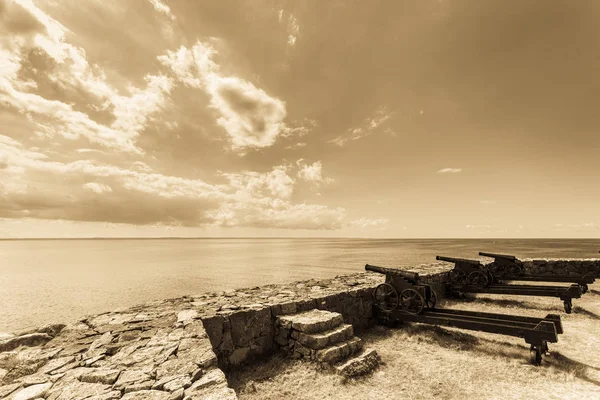 Fort Christiansoe sziget Bornholm Denmark — Stock Fotó
