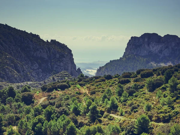 Mountains landscape and coast view, Spain — Stock Photo, Image