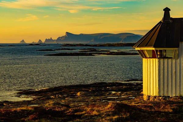 Seascape na Andøy wyspa Norwegia — Zdjęcie stockowe