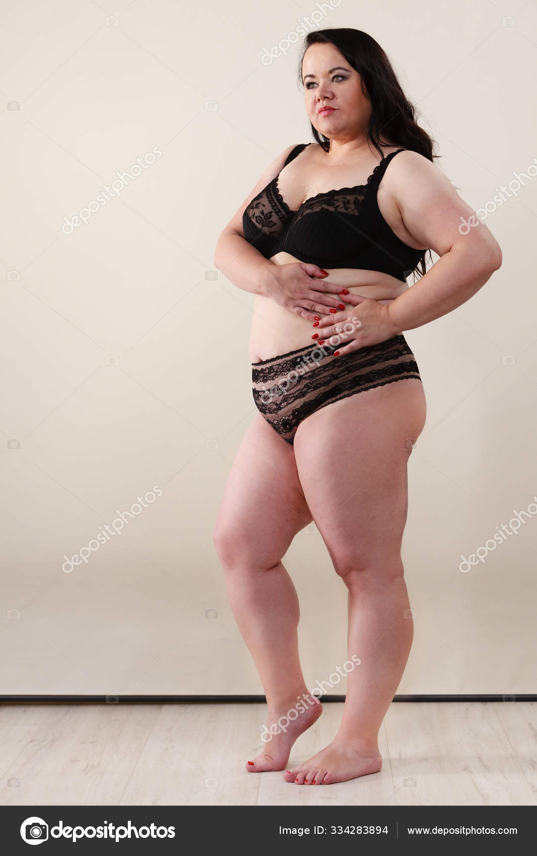 Chubby Mature Lingerie