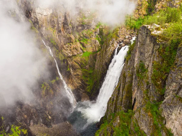 Voringsfossen waterfall, Mabodalen canyon Norway — Stock Photo, Image