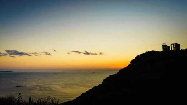 Temple grec de Poséidon, Cap Sounio — Photo