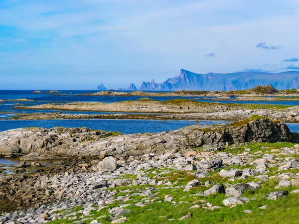 Paisaje marino en la isla de Andoya Noruega —  Fotos de Stock