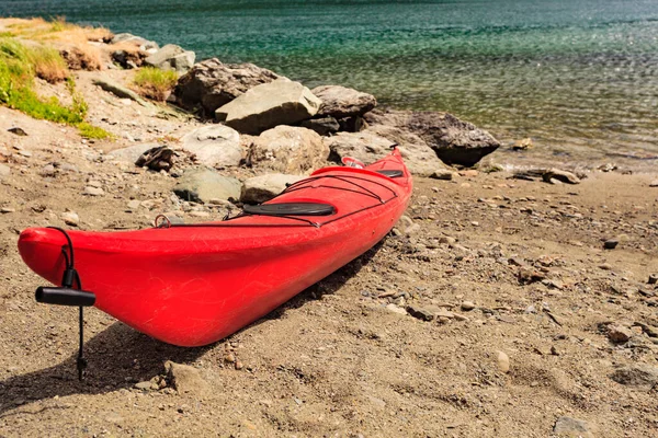 Kajak Vatten Strand Resor Semestrar Och Aktiv Livsstil — Stockfoto