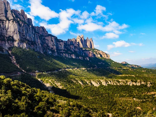 Mountain Montserrat Rocky Landscape Catalonia Spain — Stock Photo, Image