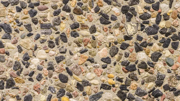 Детальный Крупный План Текстурного Узора Коричневыми Черными Камнями Камнями Абстрактная — стоковое фото