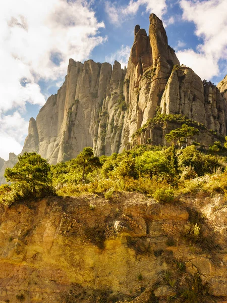 Montagna Montserrat Paesaggio Roccioso Catalogna Spagna Luogo Visitare — Foto Stock