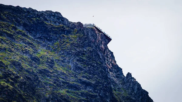 Mountains Landscape Dalsnibba Area Geiranger Skywalk Viewing Platform Mountain Norway — Stock Photo, Image