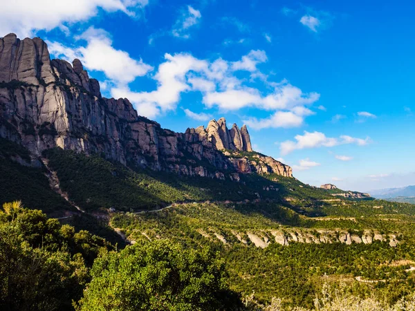 Mountain Montserrat Rocky Landscape Catalonia Spain — Stock Photo, Image