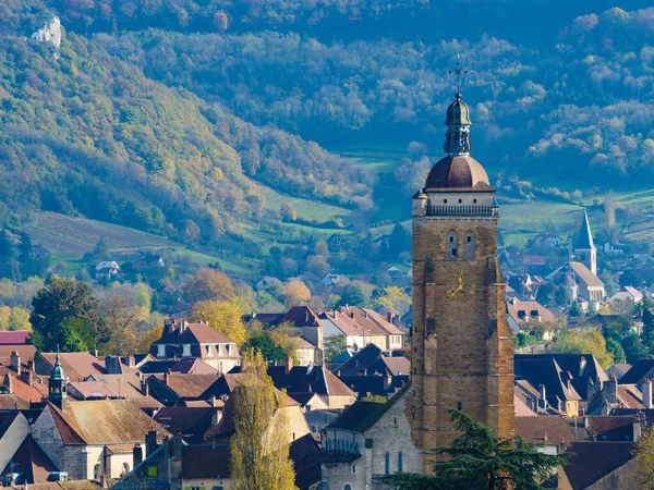 Arbois Cidade Coração Região Vinícola Jura Leste França Lugar Para — Fotografia de Stock