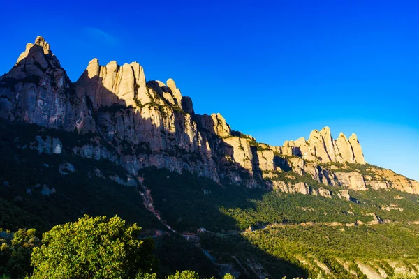 Mountain Montserrat Rocky Landscape Catalonia Spain Place Visit — Stock Photo, Image