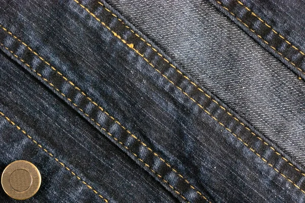 Streszczenie Tło Tekstura Spodnie Jeansowe Zapinane Guziki — Zdjęcie stockowe