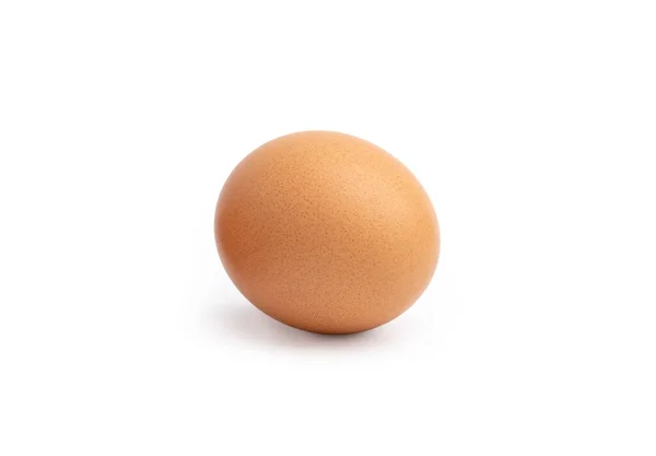 Яйцо Выделено Белом Фоне Вырезанием Путей — стоковое фото