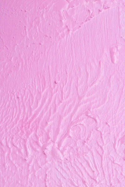 頑丈なピンクの壁と構造の背景の質感 木の床に水彩画の均一な壁の塗料 — ストック写真