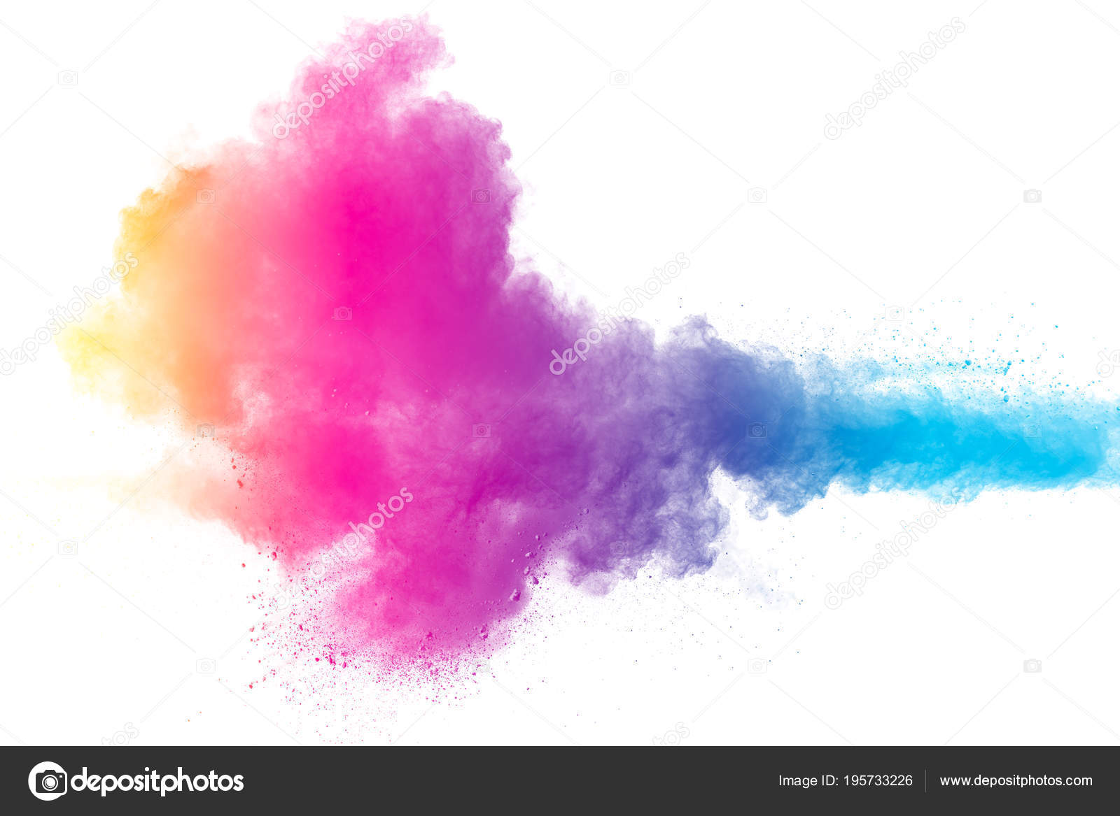 Abstract Color Dust Explosion White Background Abstract Powder Splatter  Background Stock Photo by ©apattadis@ 195733226