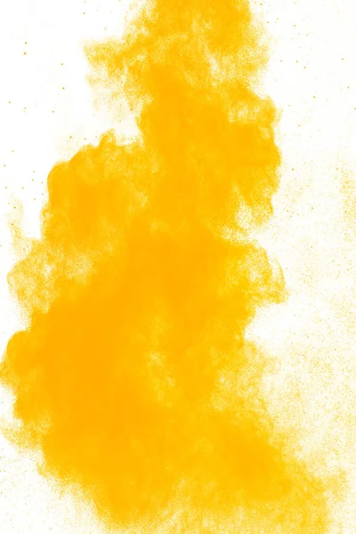 Esplosione Polvere Colore Astratto Sfondo Bianco Sfondo Schizzi Polvere Astratta — Foto Stock
