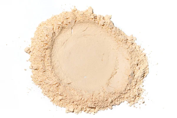 Whitening Mineral Loose Powder Scattered Bronzeado Colorido Facial Solto Fundo — Fotografia de Stock