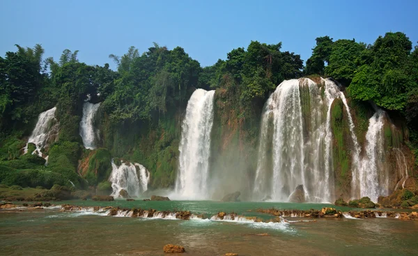 Ban Gioc waterfall in Vietnam — Stock Photo, Image